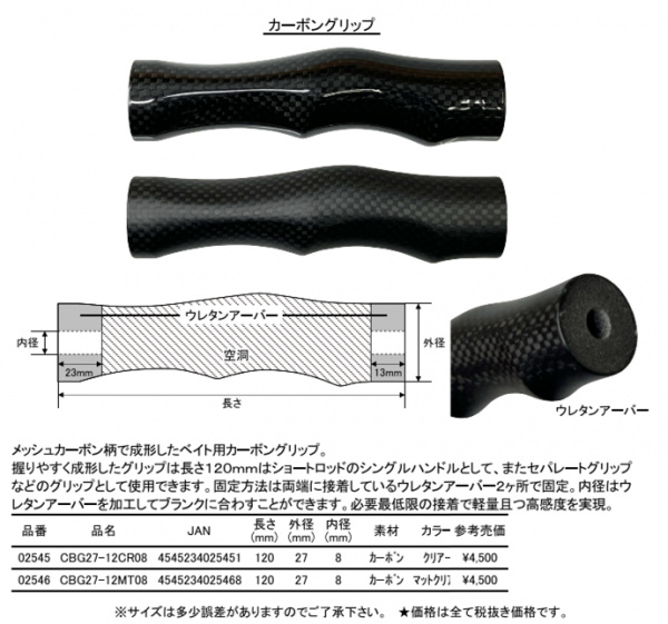 ジャストエース カーボングリップ